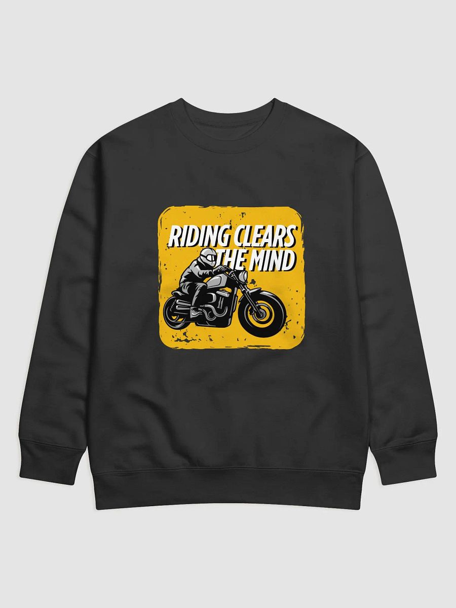 Mind-Revving Motorcycle Adventure Sweatshirt | Riding clears the mind product image (1)