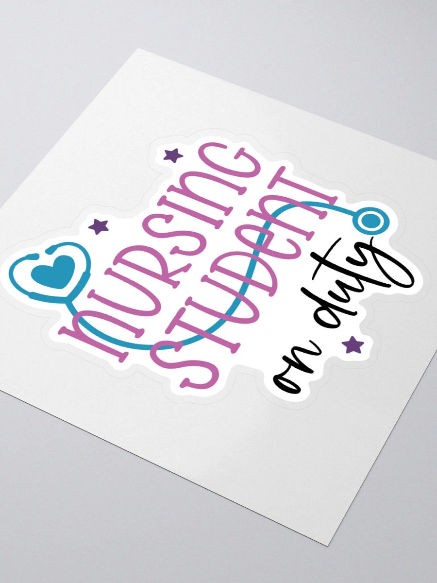 Nursing Student on Duty Sticker product image (7)