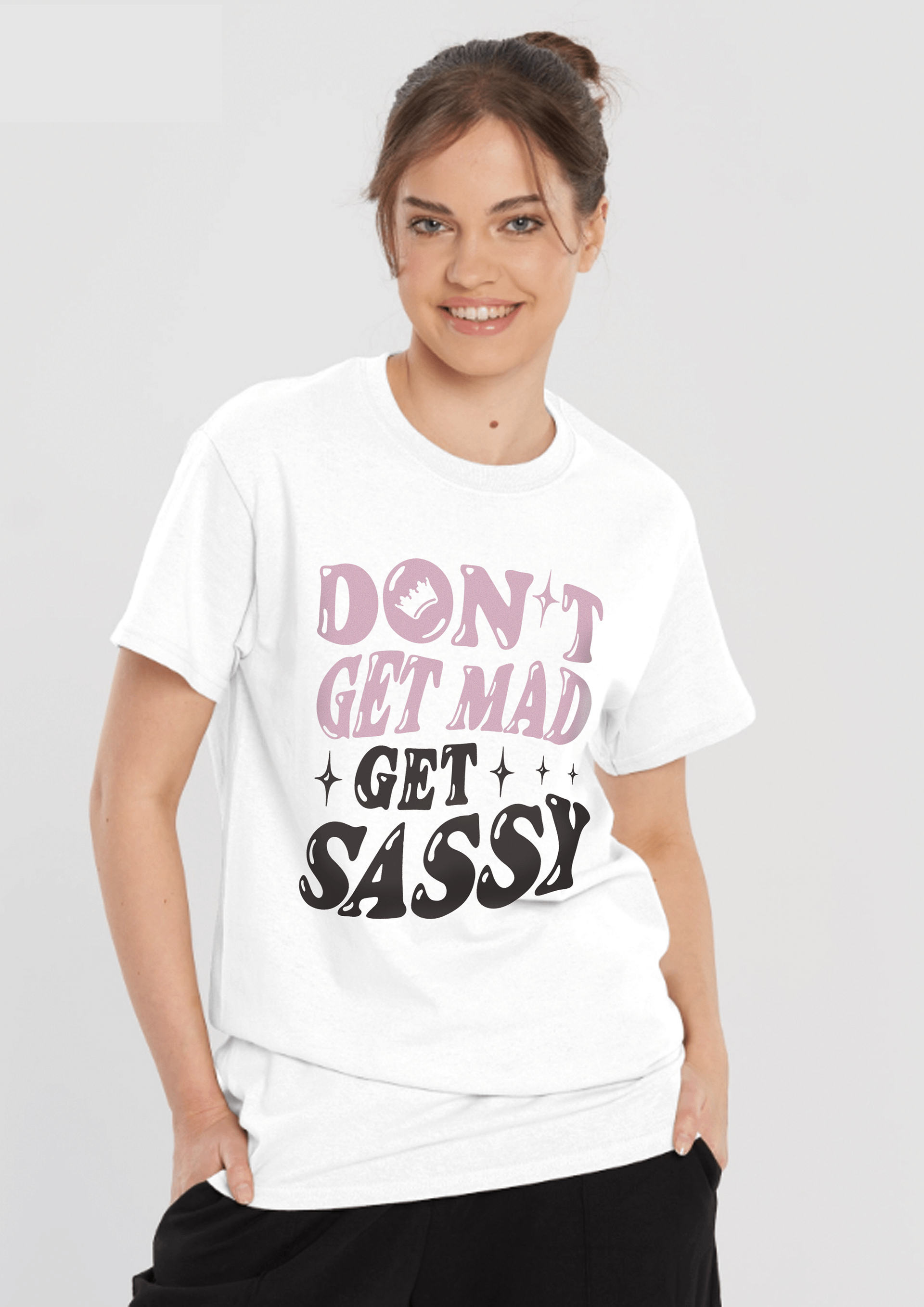 Get Sassy Tee - White product image (5)
