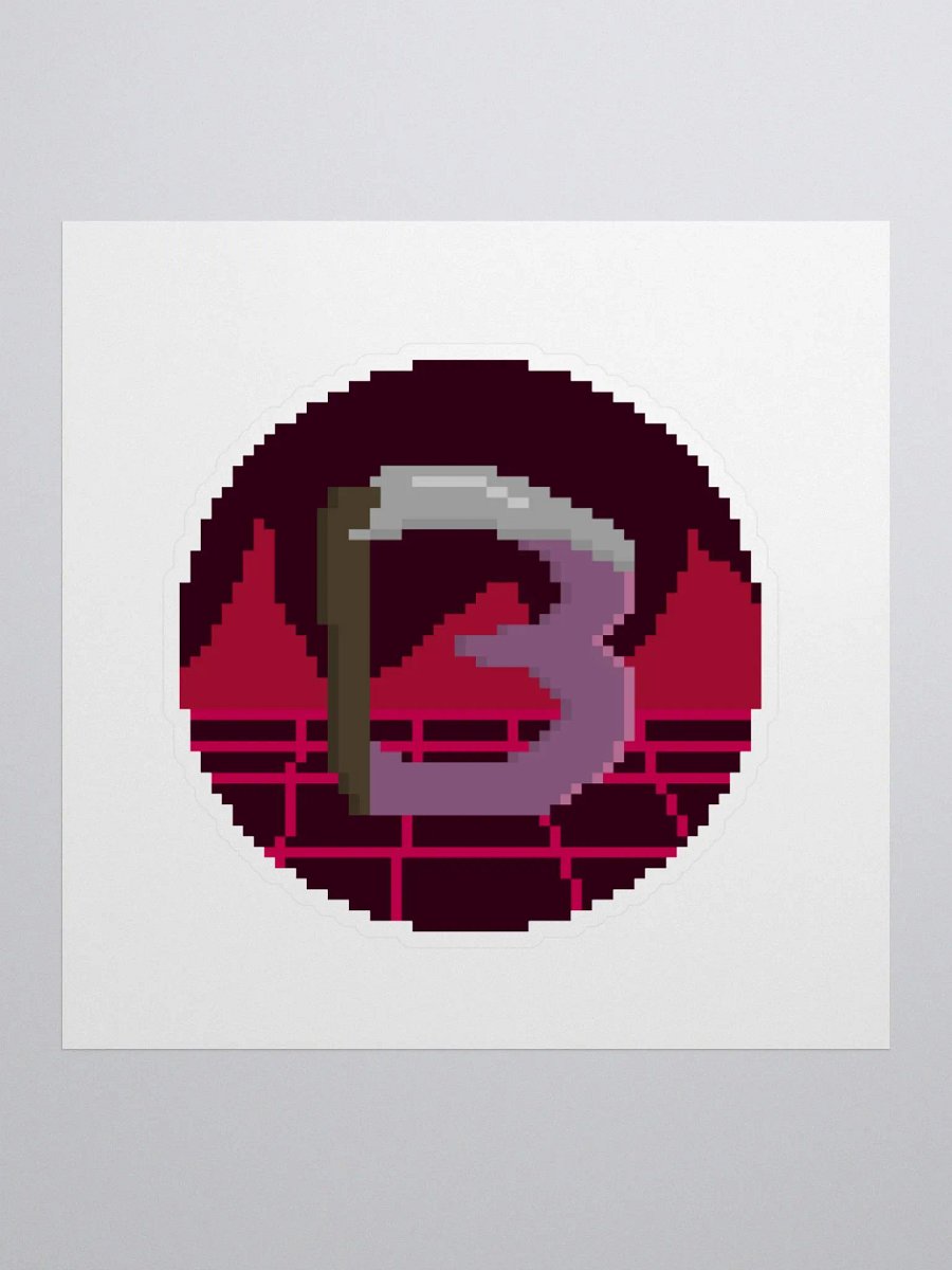 Scythe Harbingerofbeth Logo Sticker designed by Cassafrassarole product image (3)