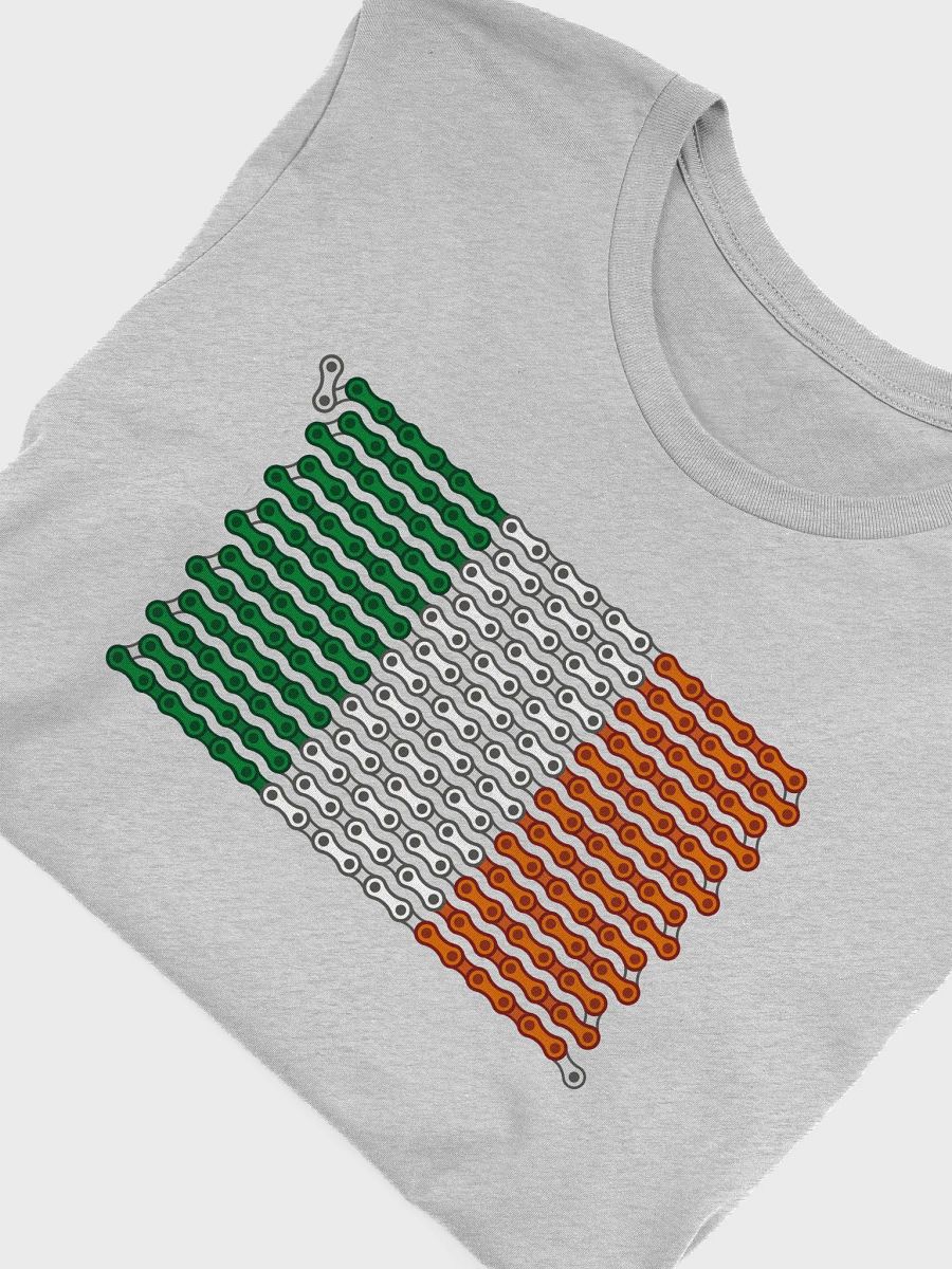 Ireland Bike Chain Flag on Light Color Supersoft Tee product image (15)