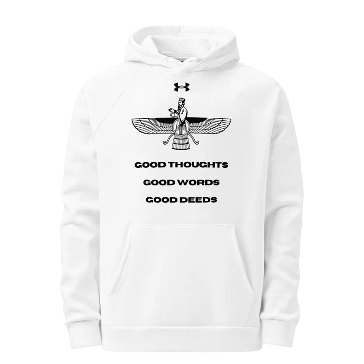 Faravahar Persian Design Hoodie Good Thoughts Good Words Good Deeds product image (1)