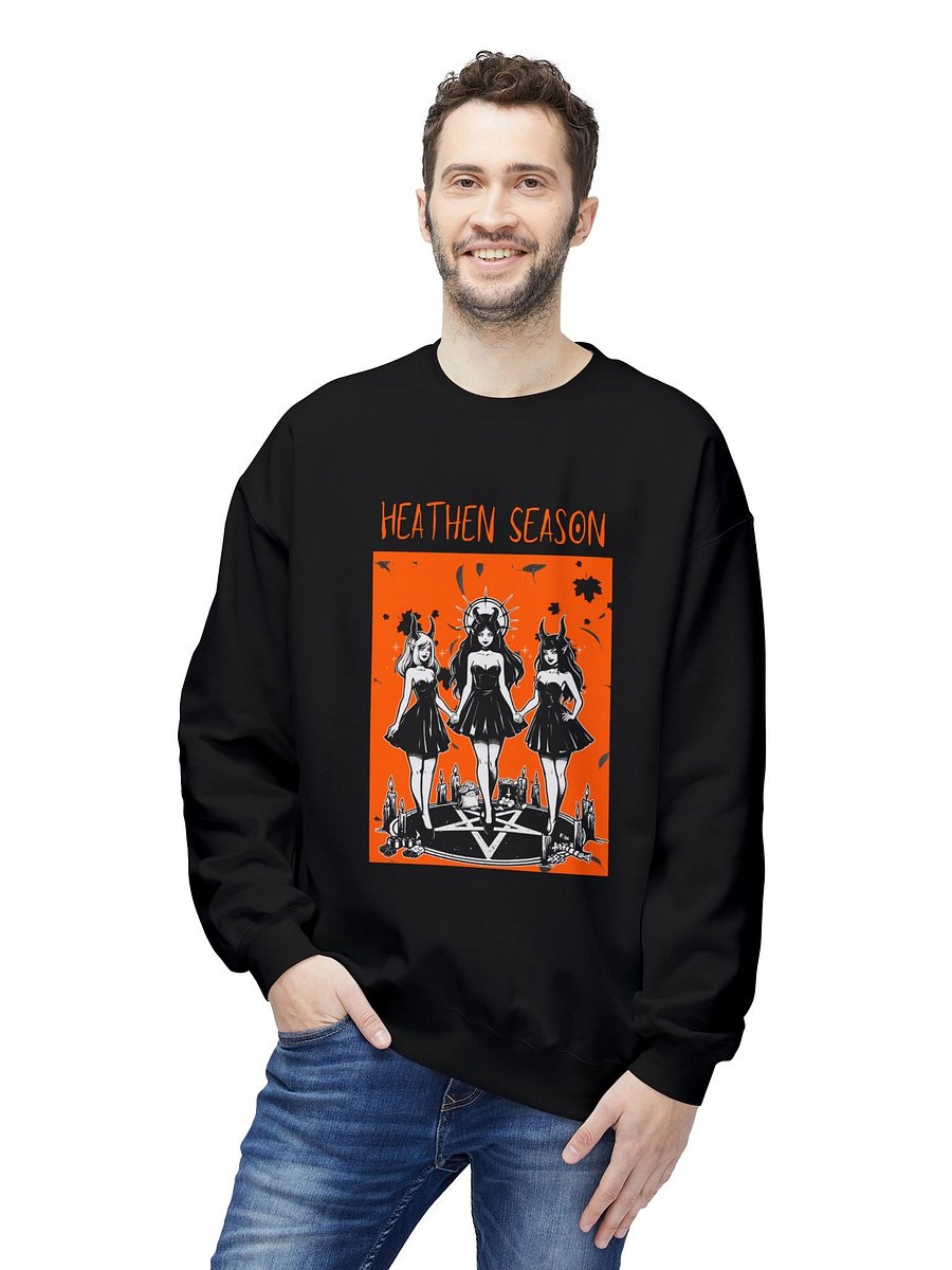 Halloween Edition Sweatshirt - It's Heathen Season product image (3)