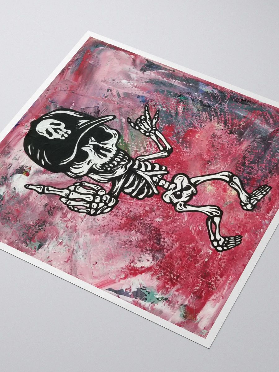 Mr. Bone Daddy Finger vinyl sticker product image (12)