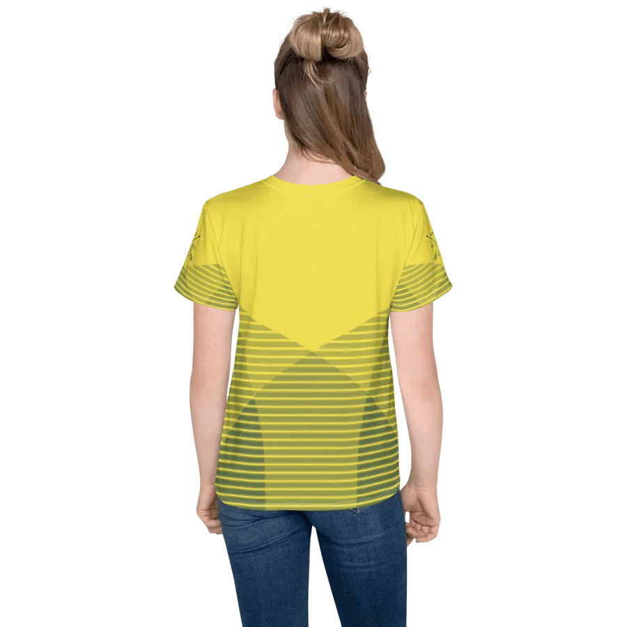 'Work Hard & Stay Humble' Work Ethic Yellow Youth T-Shirt product image (8)