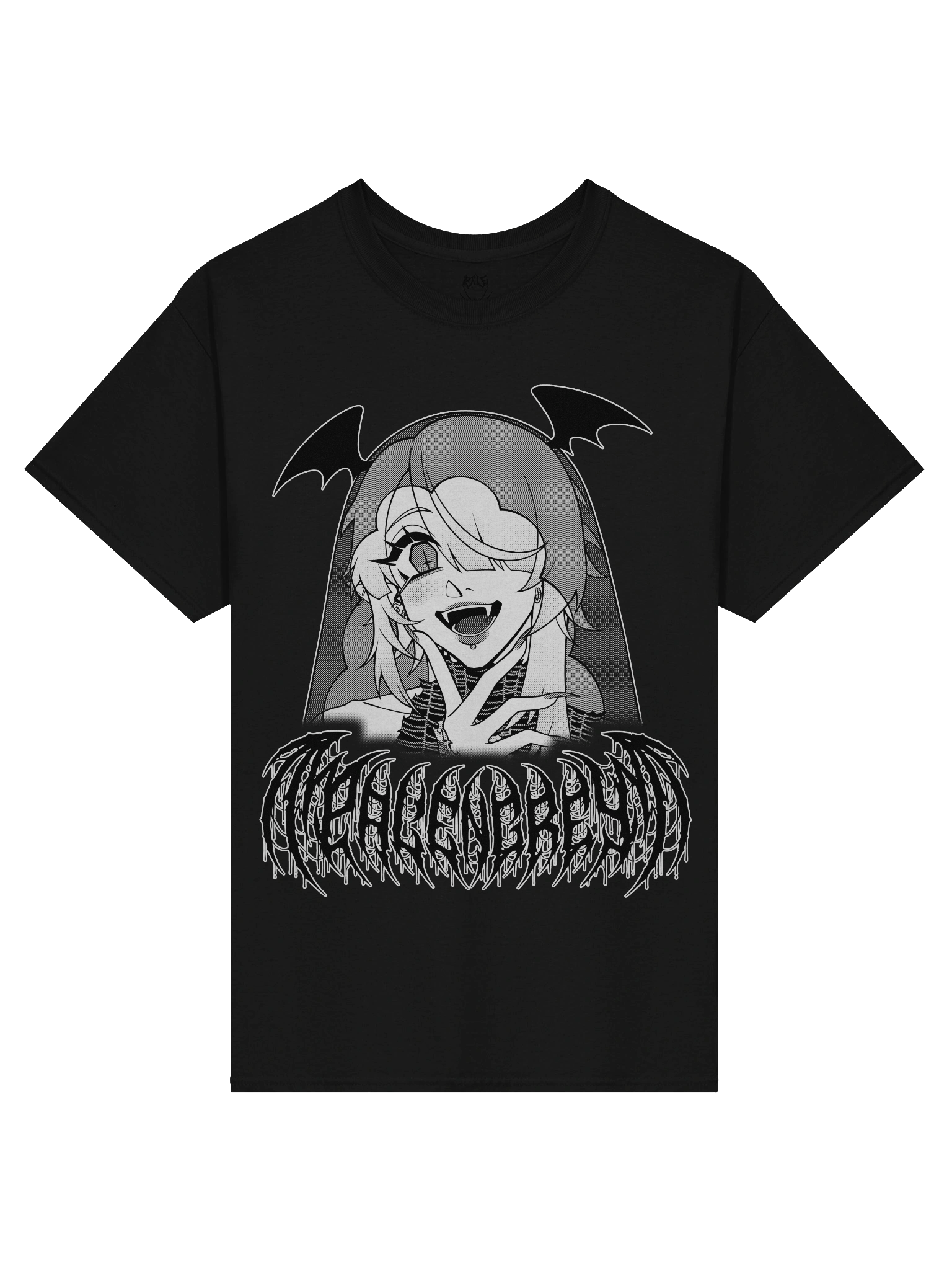 [LIMITED] palengrey metal shirt (halloween b&w ver.) product image (1)