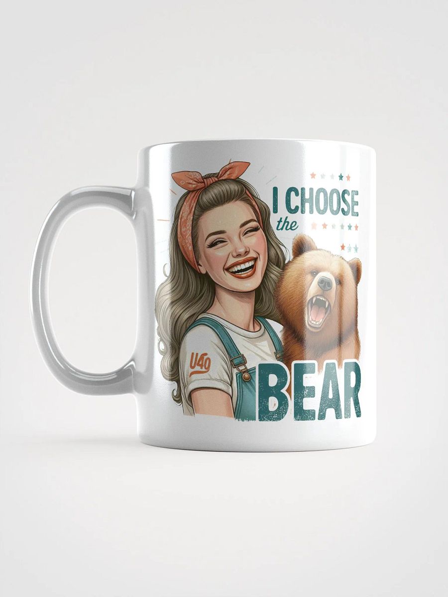 Choose The Bear White Glossy Mug product image (6)