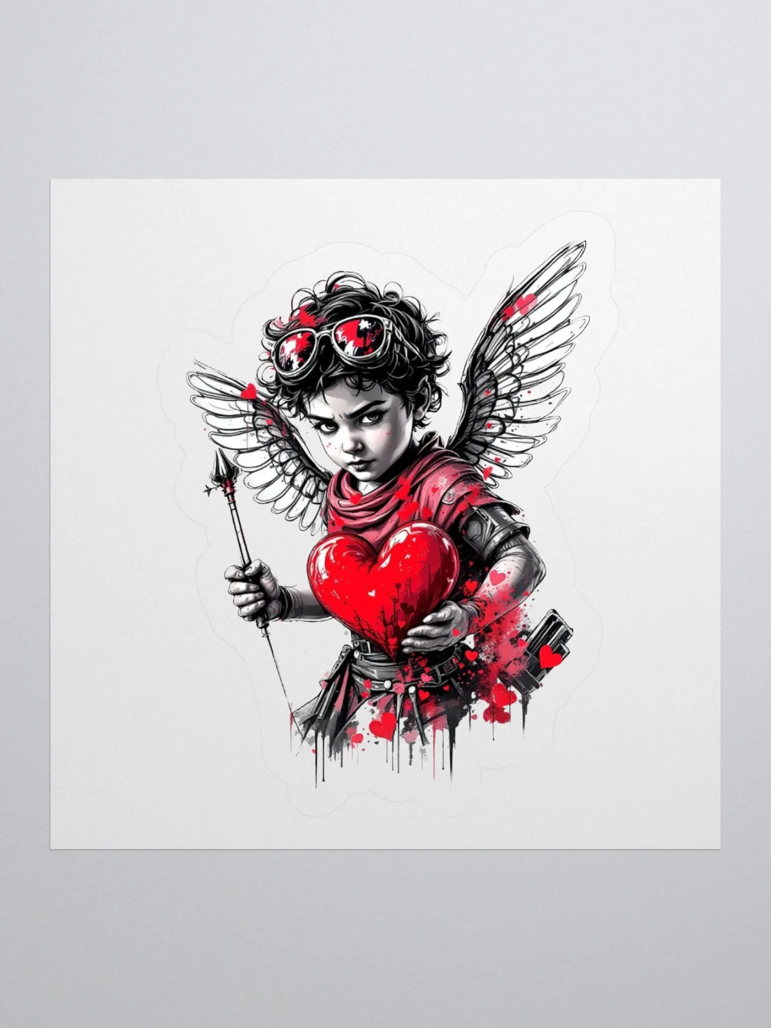 Fierce Cherub Kiss Cut Stickers product image (4)