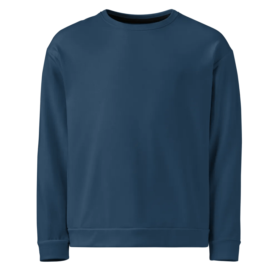 Plain Dark Bluish Gray Light Summer Unisex Recycled Polyester Heavyweight Premium Sweatshirt by Treasure Pie product image (7)