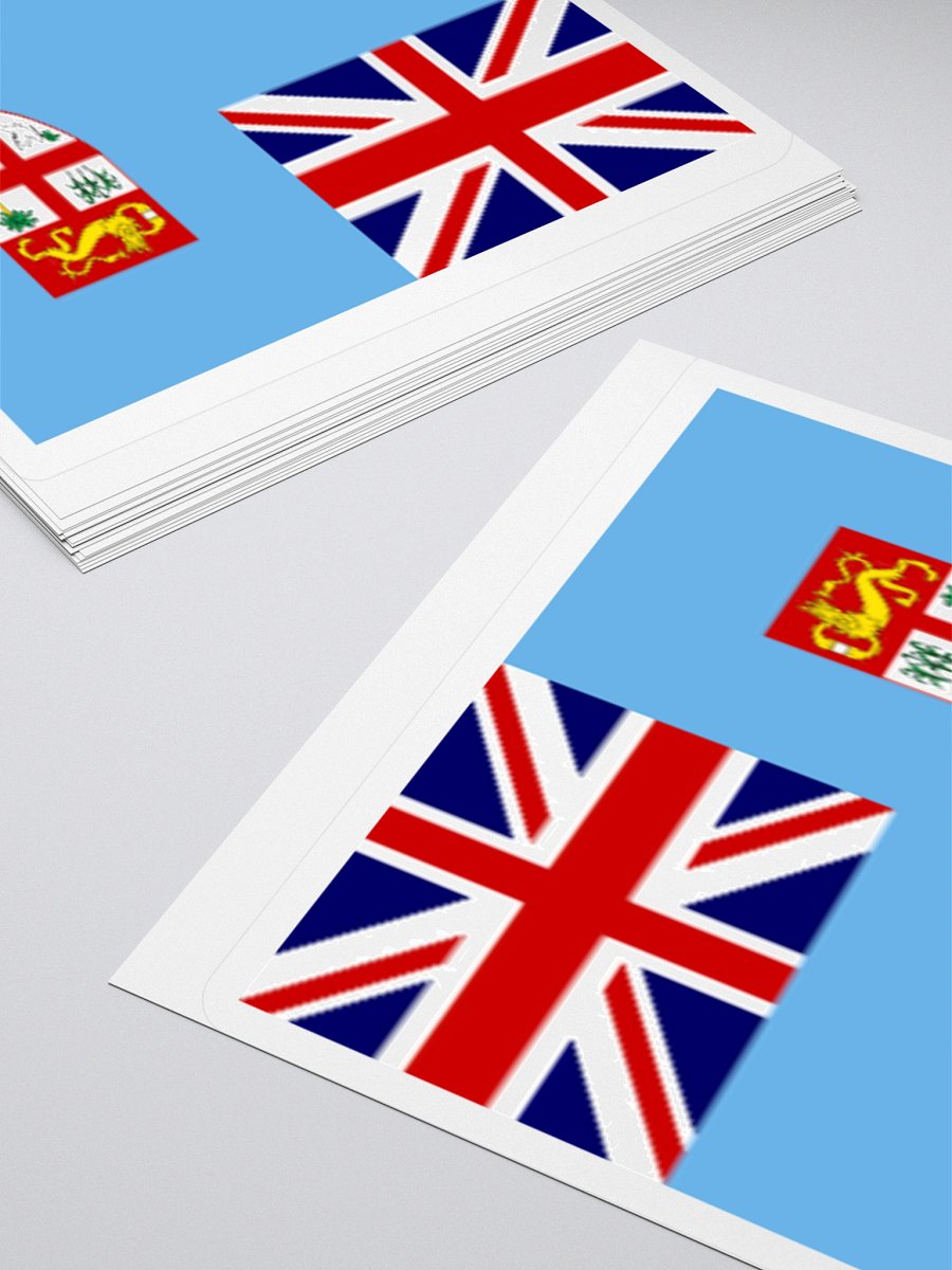 Fiji Flag Sticker | Union Jack Design | Durable Vinyl | 3 Sizes product image (11)