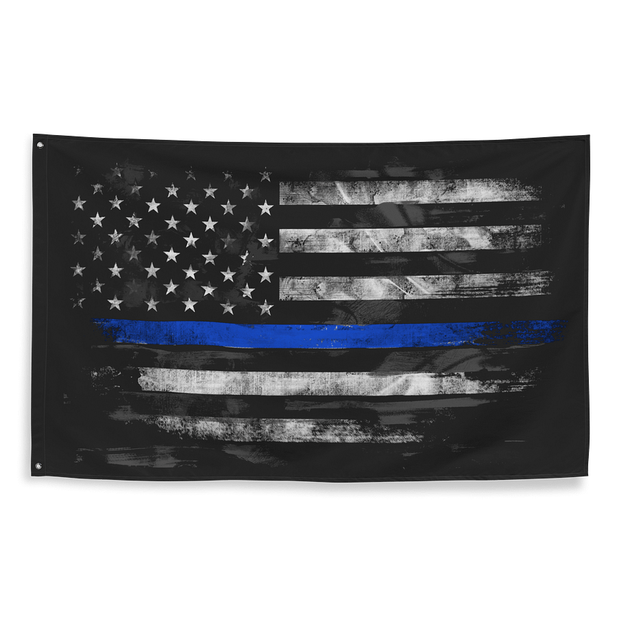Thin Blue Line 2.0 Wall Flag product image (1)