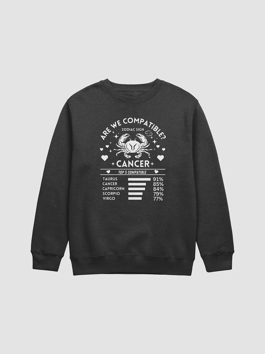 Cancer Zodiac Sign Romantic Compatibility - Lane Seven Premium Crewneck Sweatshirt product image (2)