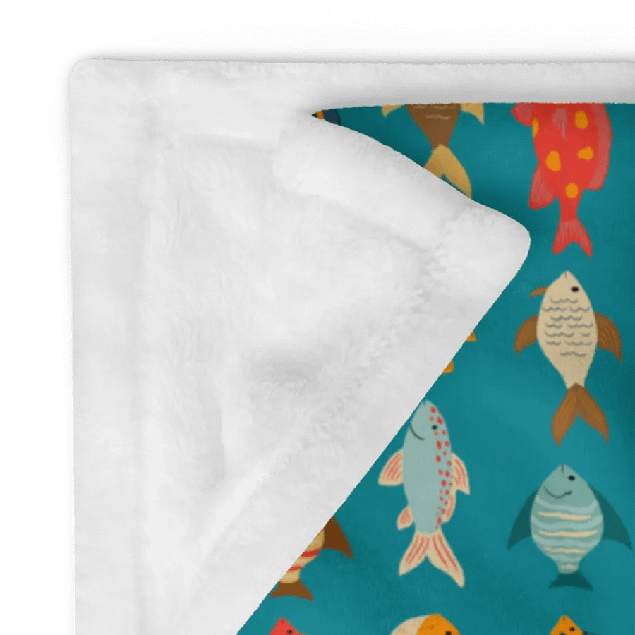 Fishes Being Fishes - Throw Blanket product image (11)