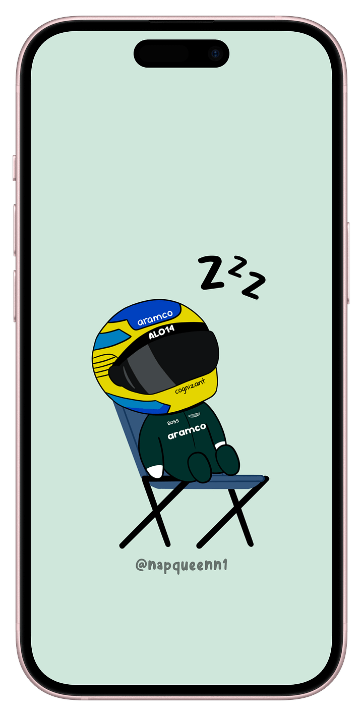 Sleeping Fernando - Phone Wallpaper product image (1)