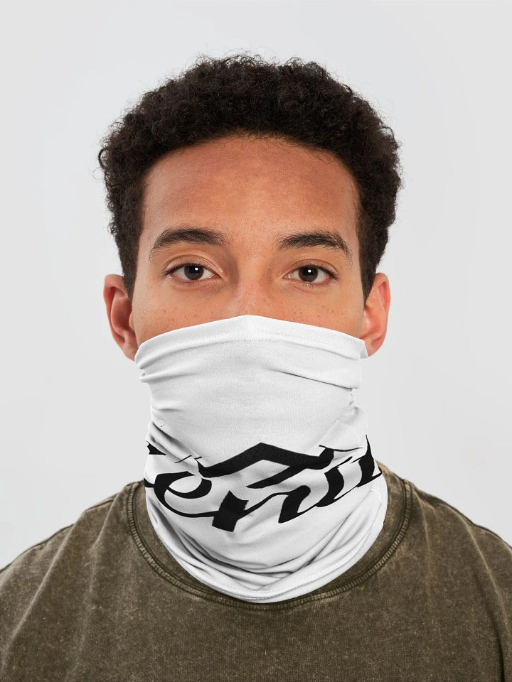 White Zenith Mountain Range Neck Gaiter product image (1)