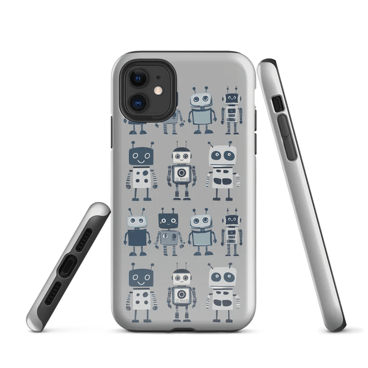 Robot Invasion Tough Case for iPhone® product image (1)