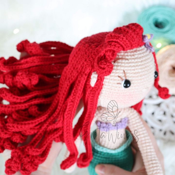 Little Mermaid Ariel Amigurumi Pattern (Digital Download) product image (2)