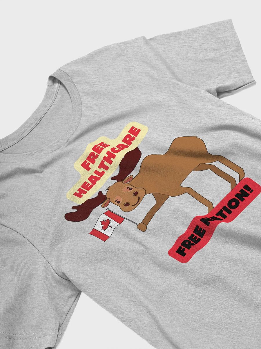 Free Healthcare Moose Cartoon T-Shirt product image (3)