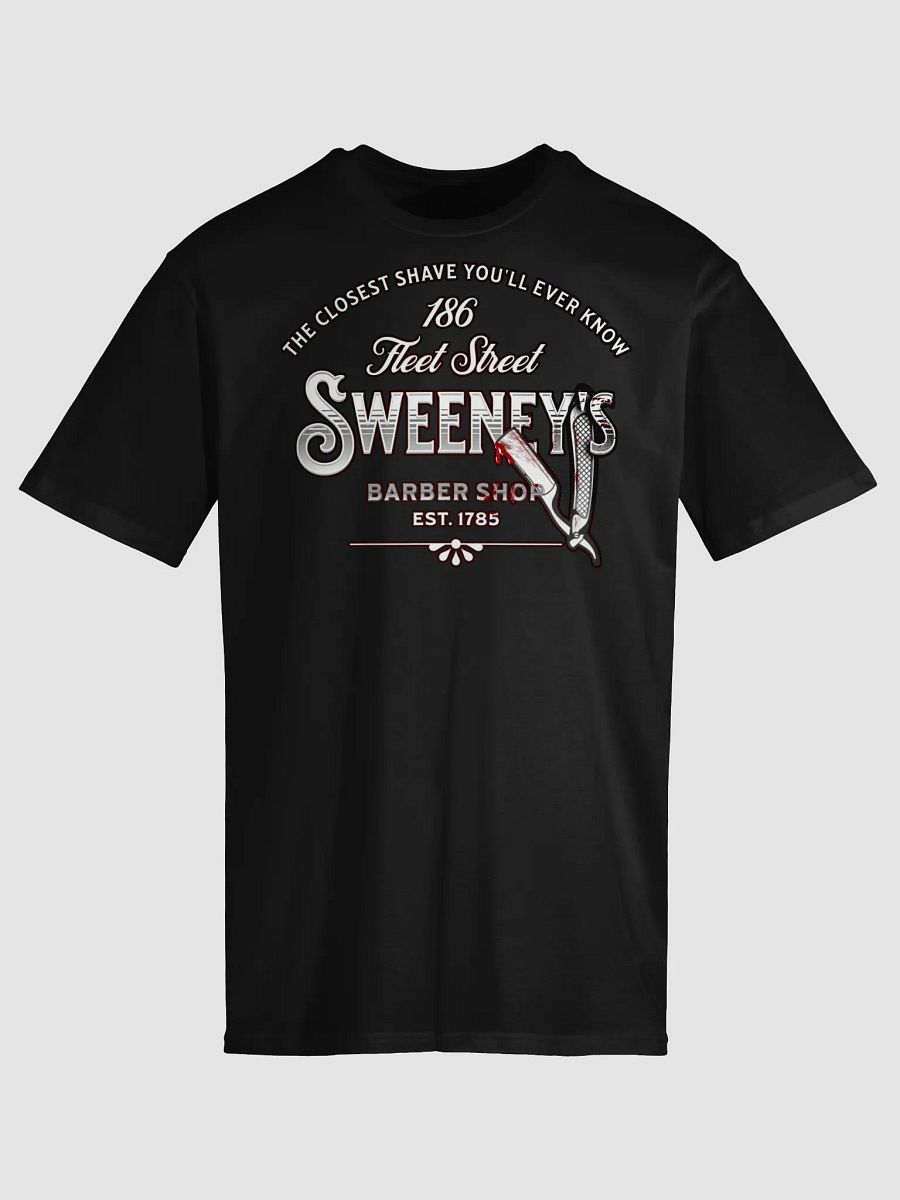 Sweeney Todd Barber Shop Tee – AS Colour Unisex Premium Gothic Broadway Shirt product image (4)