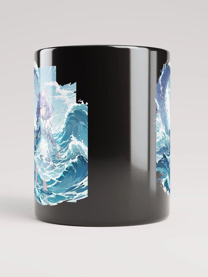 Black Glossy Mug - Bailu v1 (Honkai Star Rail) product image (2)