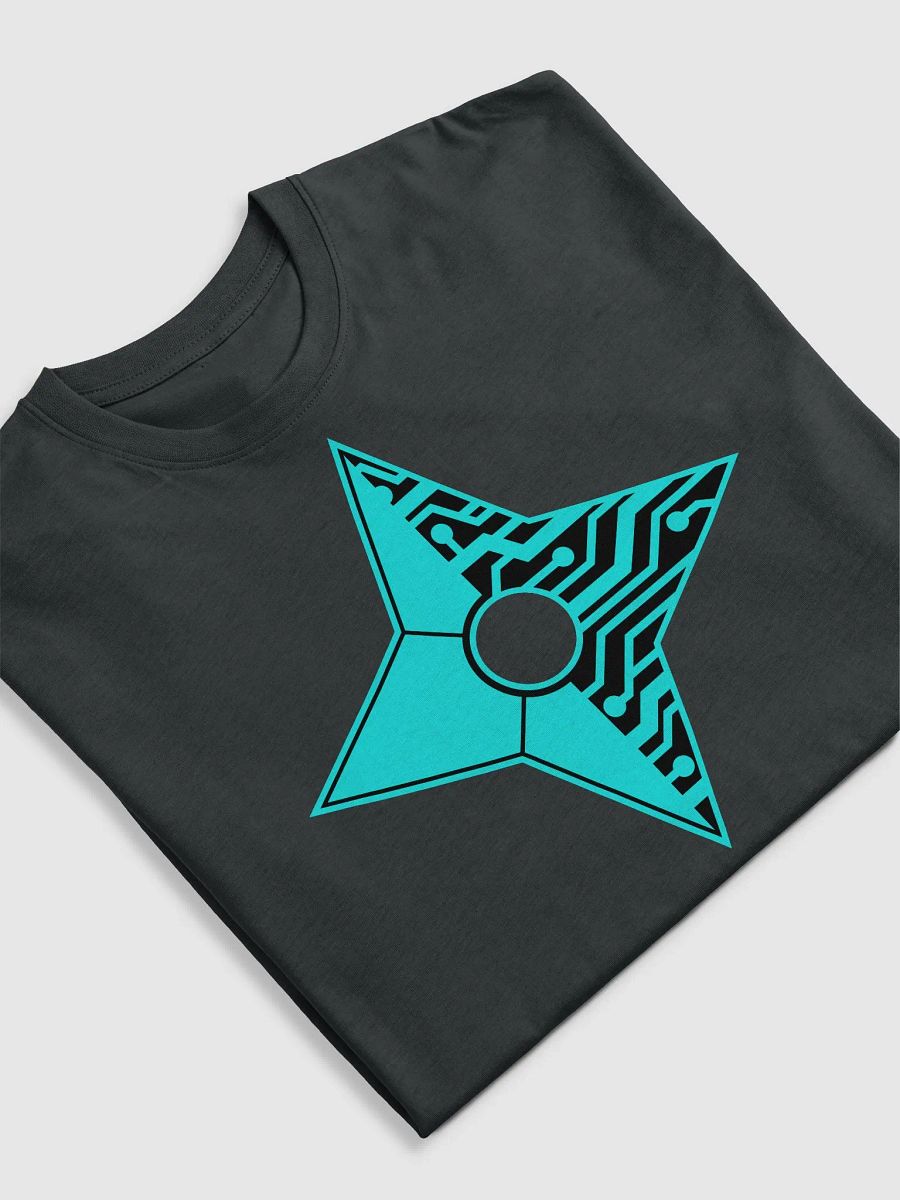 Cyan Cyber Shuriken Heavy Tee product image (5)