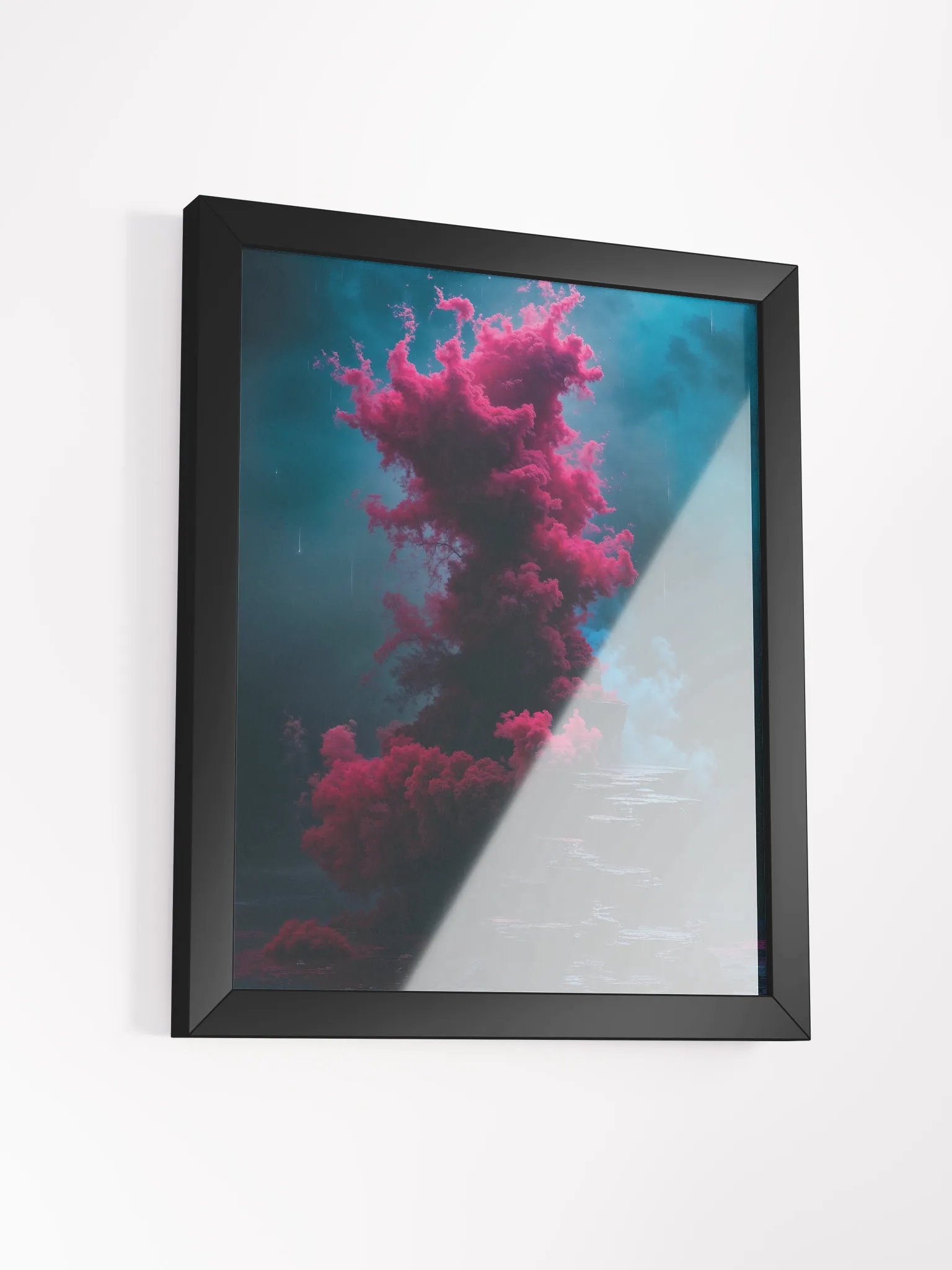 Crimson Bloom Ascension Framed Print product image (16)