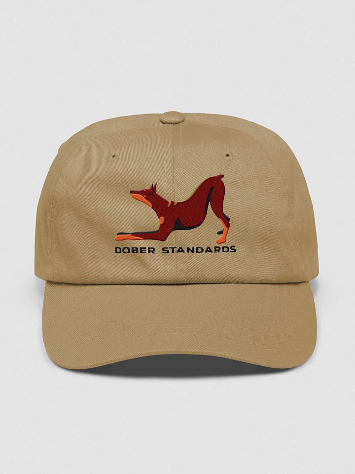 Dober Standards Classic Dad Hat(Embroidered) of a Doberman Pinscher(Red) product image (1)