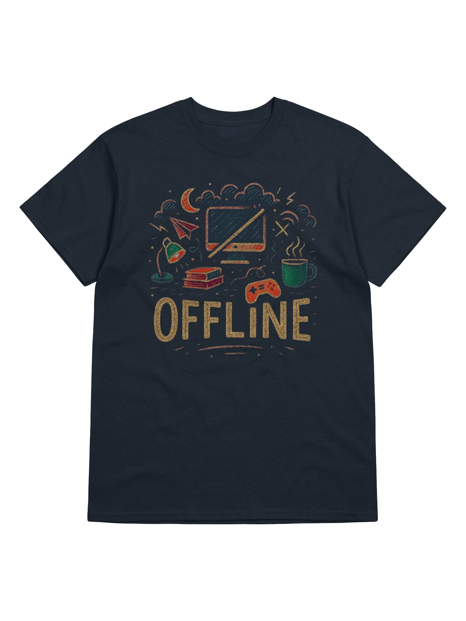 Offline Mode Retro Tee product image (5)