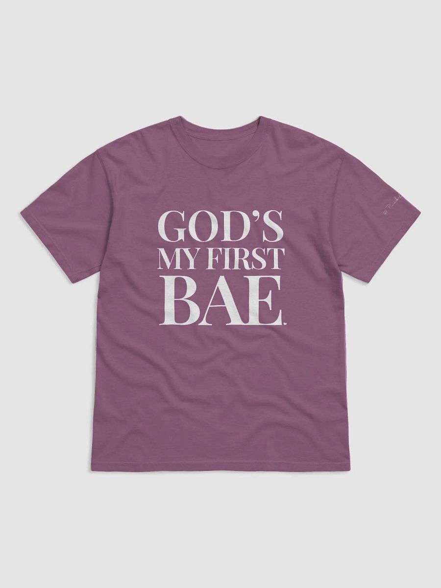 God's My First Bae T-Shirt product image (5)