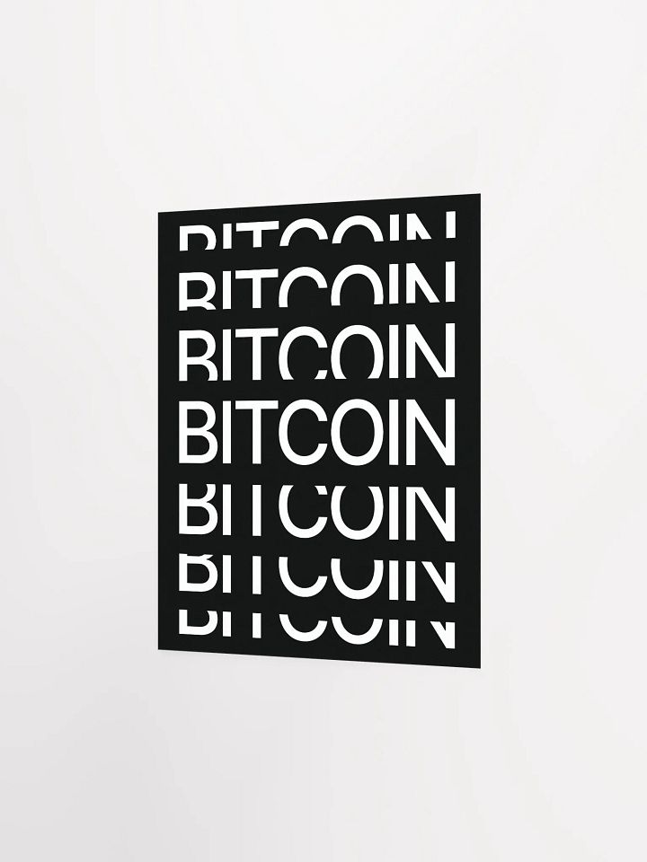 Bitcoin Expansion Poster (black) product image (2)