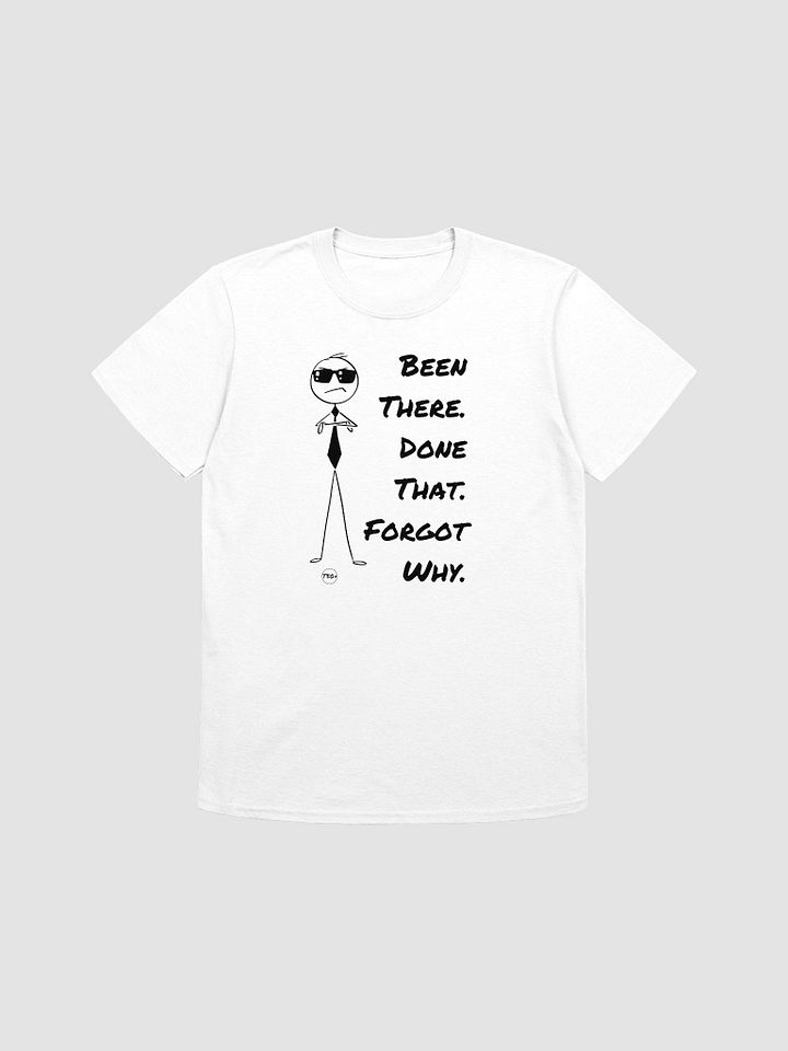 "Forgot Why" Stick Figure Midnight Comfort Unisex T-ShirtUltra-Soft Unisex Lounge Tee product image (1)