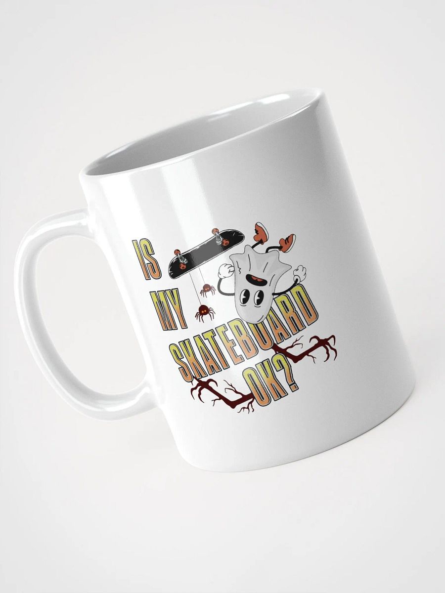 Is My Skateboard Ok? Ghost Whimsical Mug product image (2)