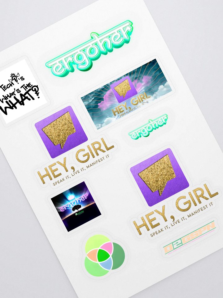 O2G Voices Sticker Sheet product image (1)