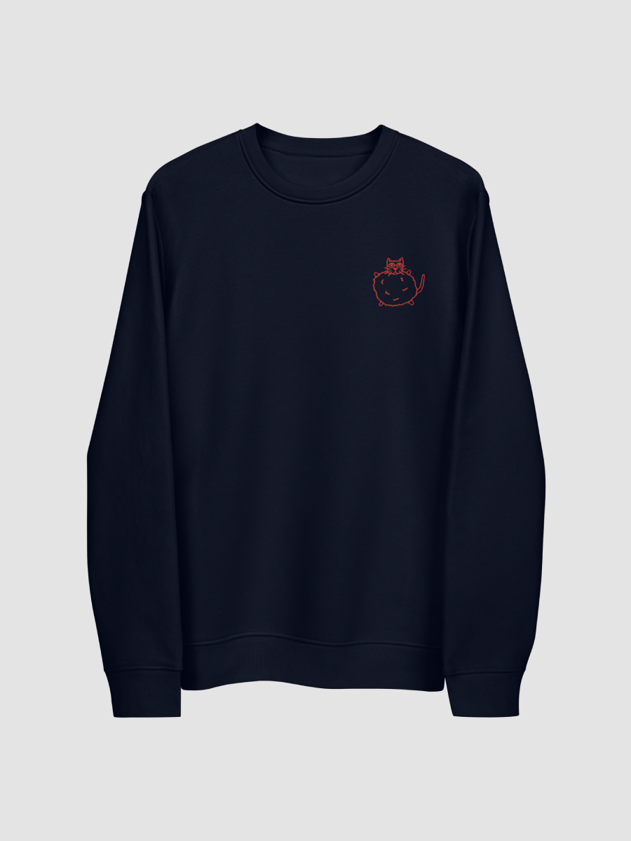 Red Cat Crewneck Sweater - Unisex product image (1)