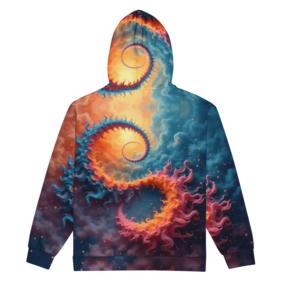 Zippered Hoodie - FRACTAL product image (2)