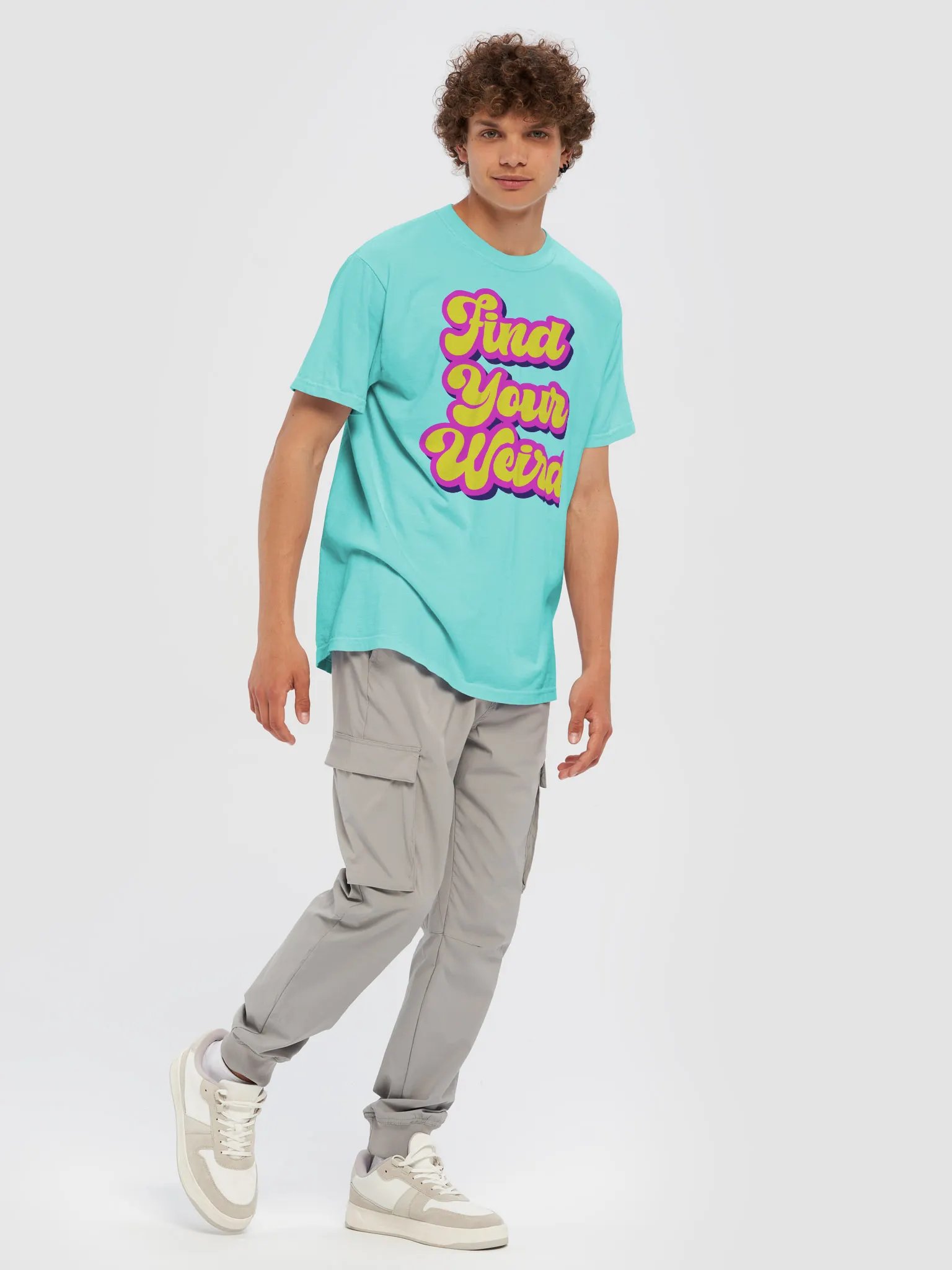 "Find Your Weird" Comfort Colors Garment-Dyed Heavyweight Tee product image (7)