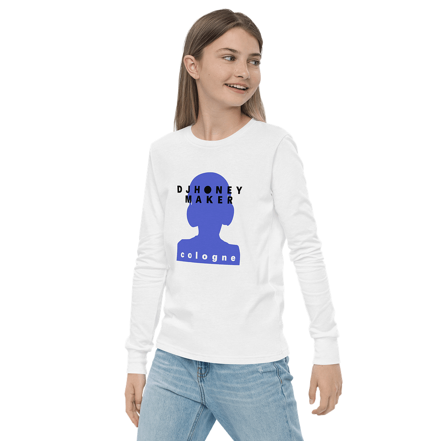 DJHoneyMaker Cologne Youth Long Sleeve T-Shirt product image (3)