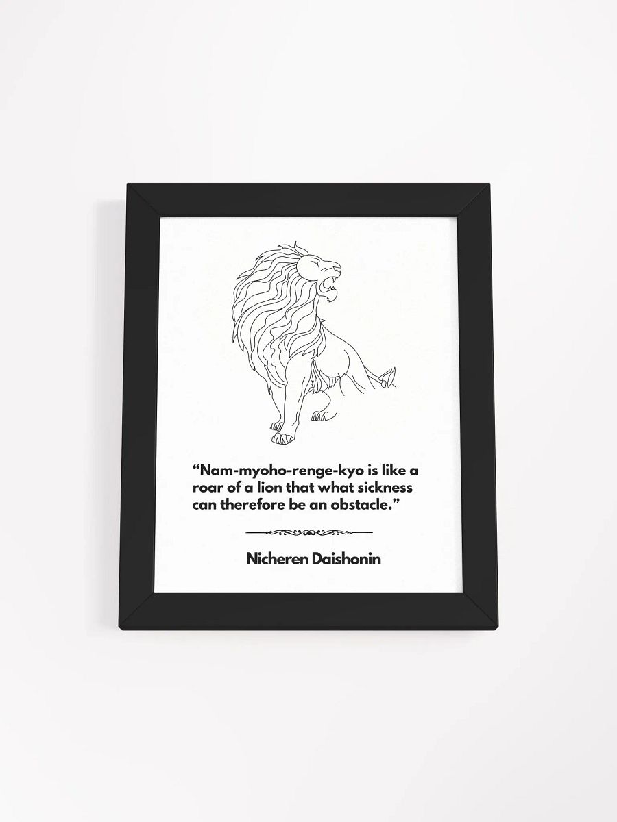 Nam-myoho-renge-kyo is like a roar of lion product image (1)