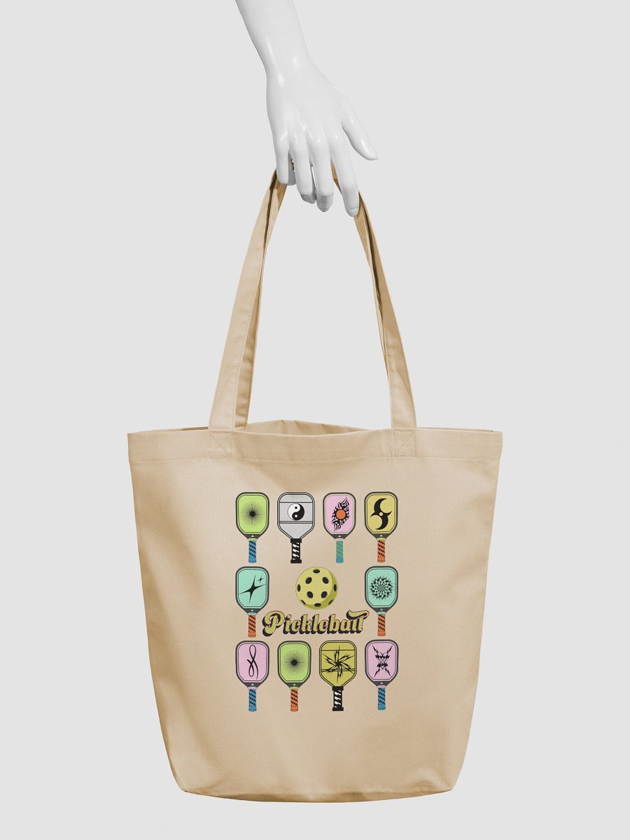 Pickleball Paddle Colorful Tote Bag product image (6)