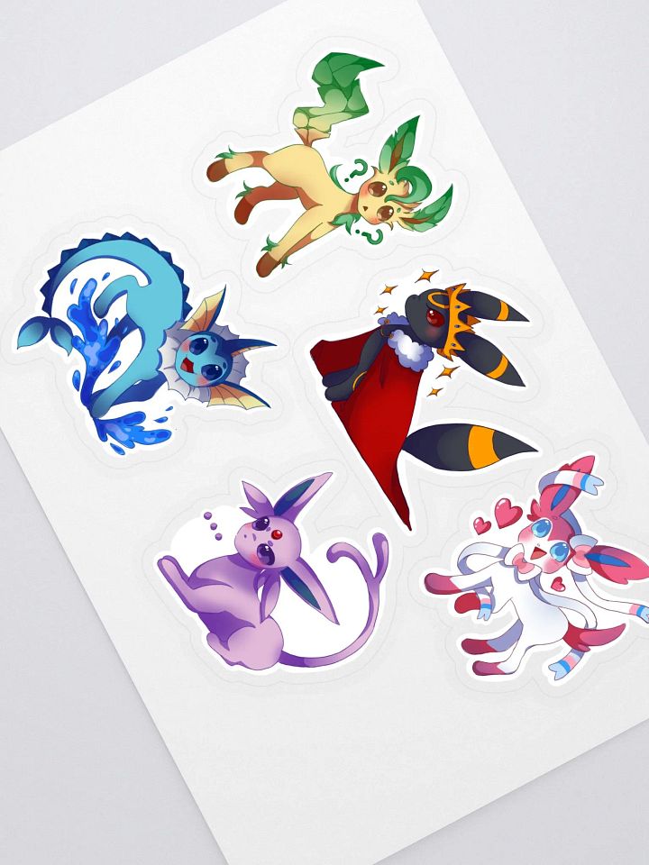 Eeveelutions Sticker Sheet product image (2)