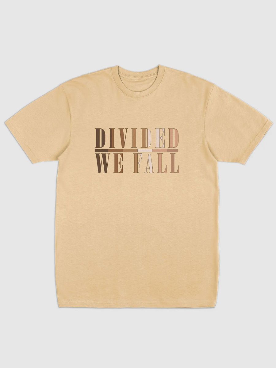 Divided We Fall - Skin Colour Two - Cotton Heritage Men's Premium Heavyweight Tee product image (2)