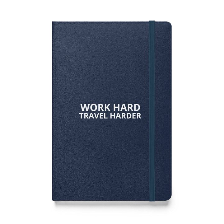 Work Hard, Travel Harder – Premium Notebook product image (3)