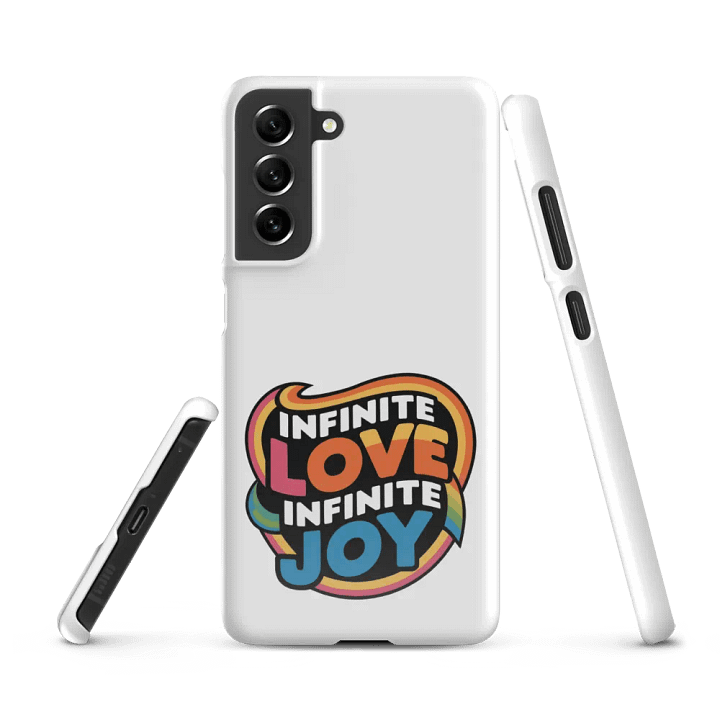 Infinite Love Infinite Joy Snap Case for Samsung (White) product image (1)