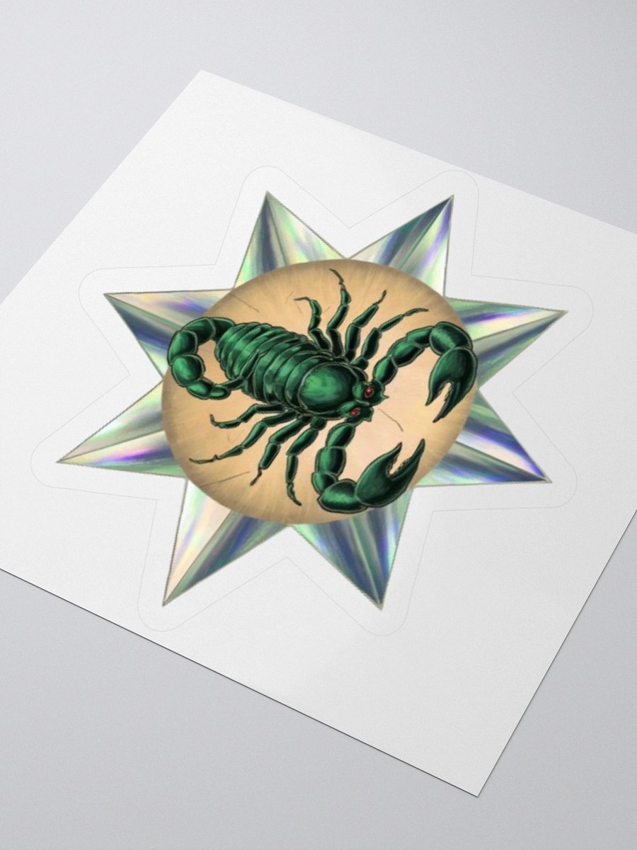 Scorpio Zodiac Sticker - Exclusive Star Design | TDS Music product image (7)