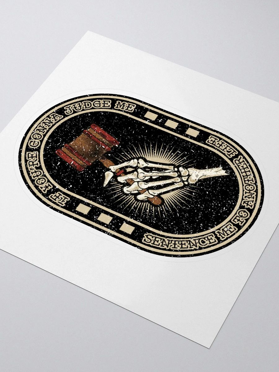 it's not a war, it's not a rapture - die cut sticker product image (3)