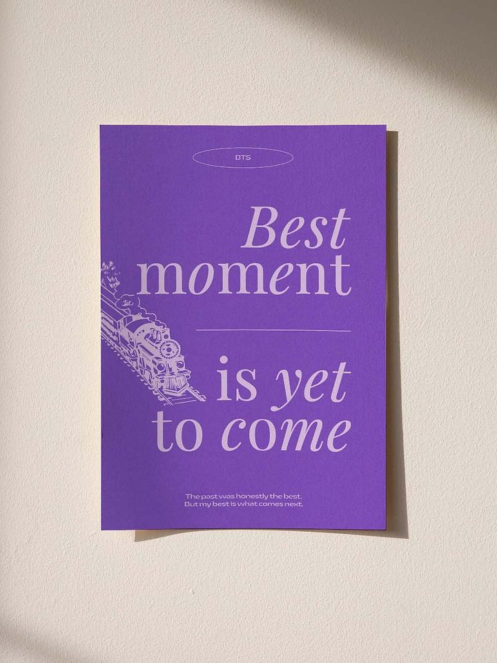 Yet to Come - BTS KPOP Digital Printable Wall Art Poster (A1 SIZE) - Instant Download product image (2)