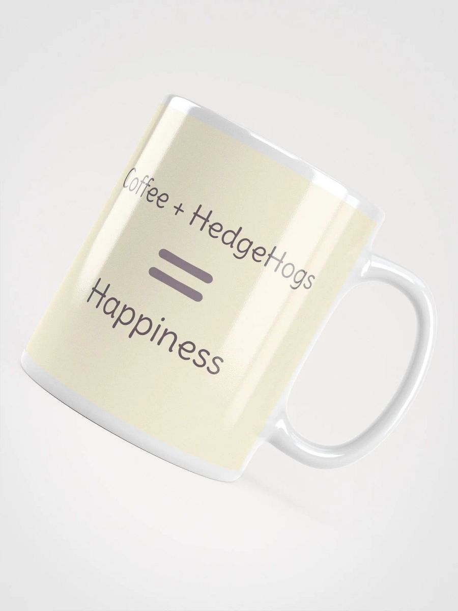 Cute Hedgehog Coffee Mug: Coffee + Hedgehogs = Happiness | Perfect Gift Idea product image (4)