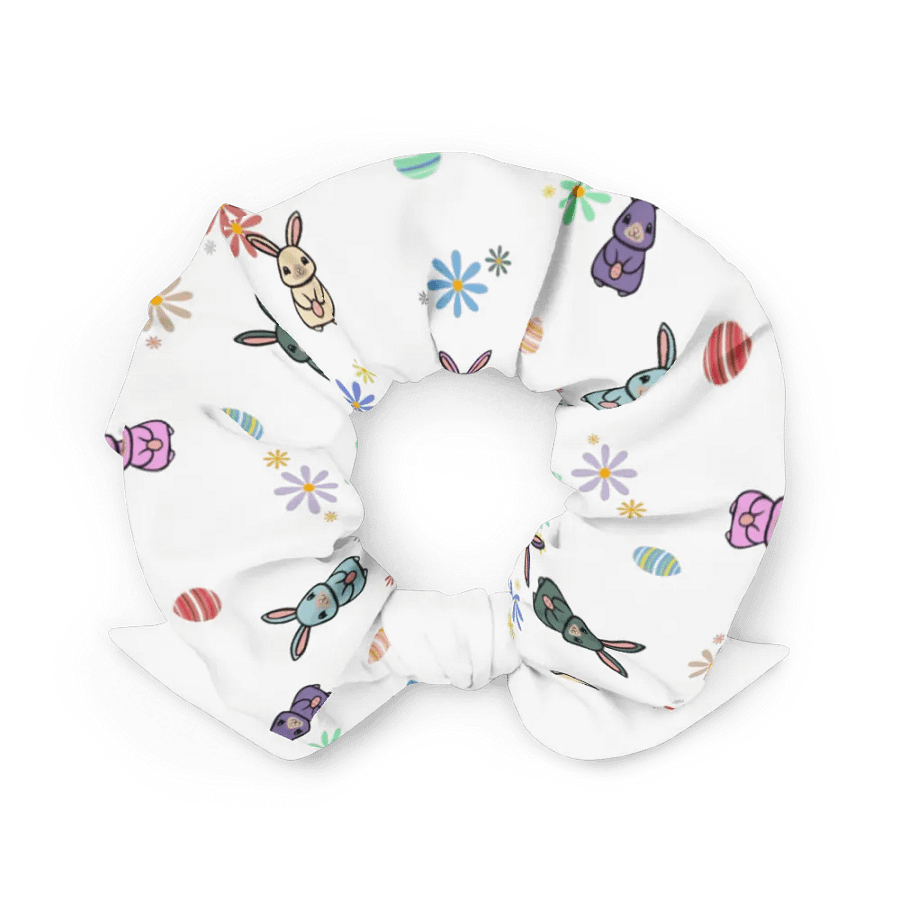 Whimsical Bunny Floral Party Scrunchie product image (2)