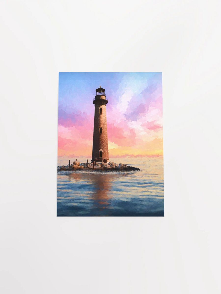 Sand Island Lighthouse – Mobile Alabama Matte Poster product image (30)