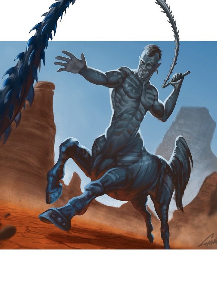 k'Arnog the Horse Lord Fantasy Centaur Print product image (1)